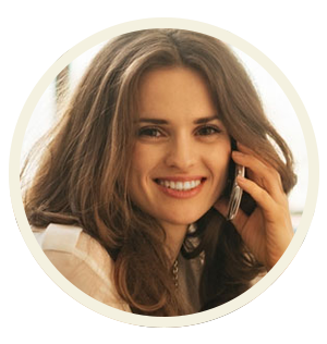 female on phone homepage img